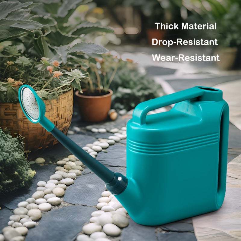 Arrosoir tendance grande capacité, bec long et épais, anti-fuite, pulvérisateur non pressurisé, pour jardin, pelouse et entretien des plantes, 5 L - 3