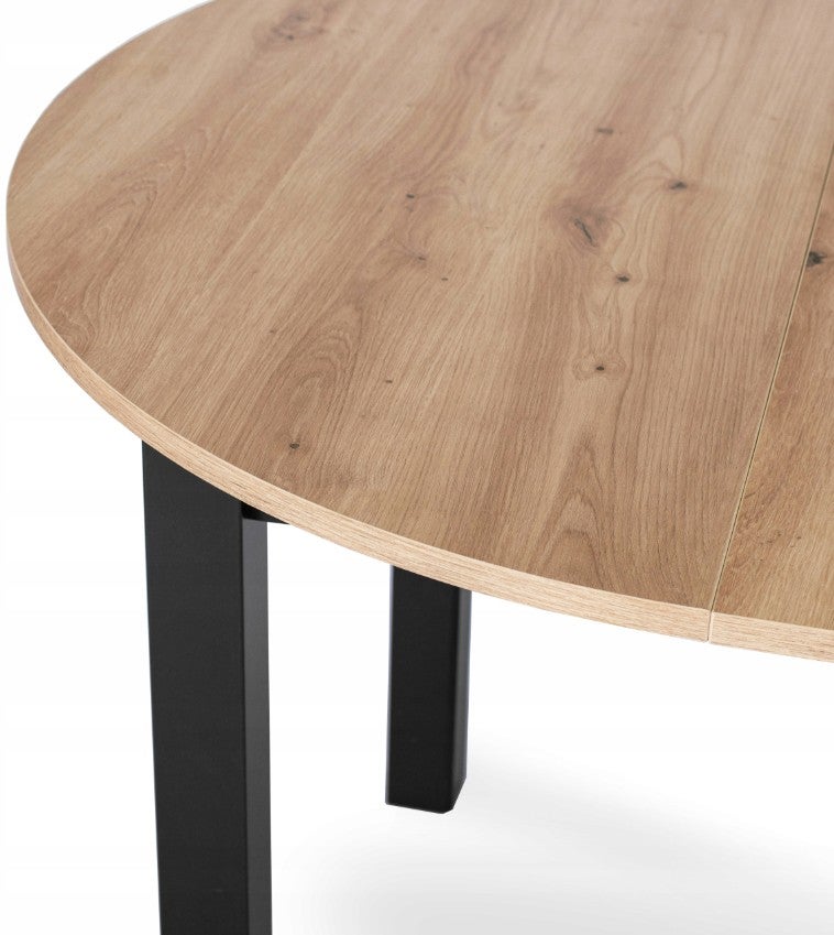 Stół Rozkładany Okrągły Kuchenny HARRY do Jadalni Salonu Kuchni Dąb Artisan - 8