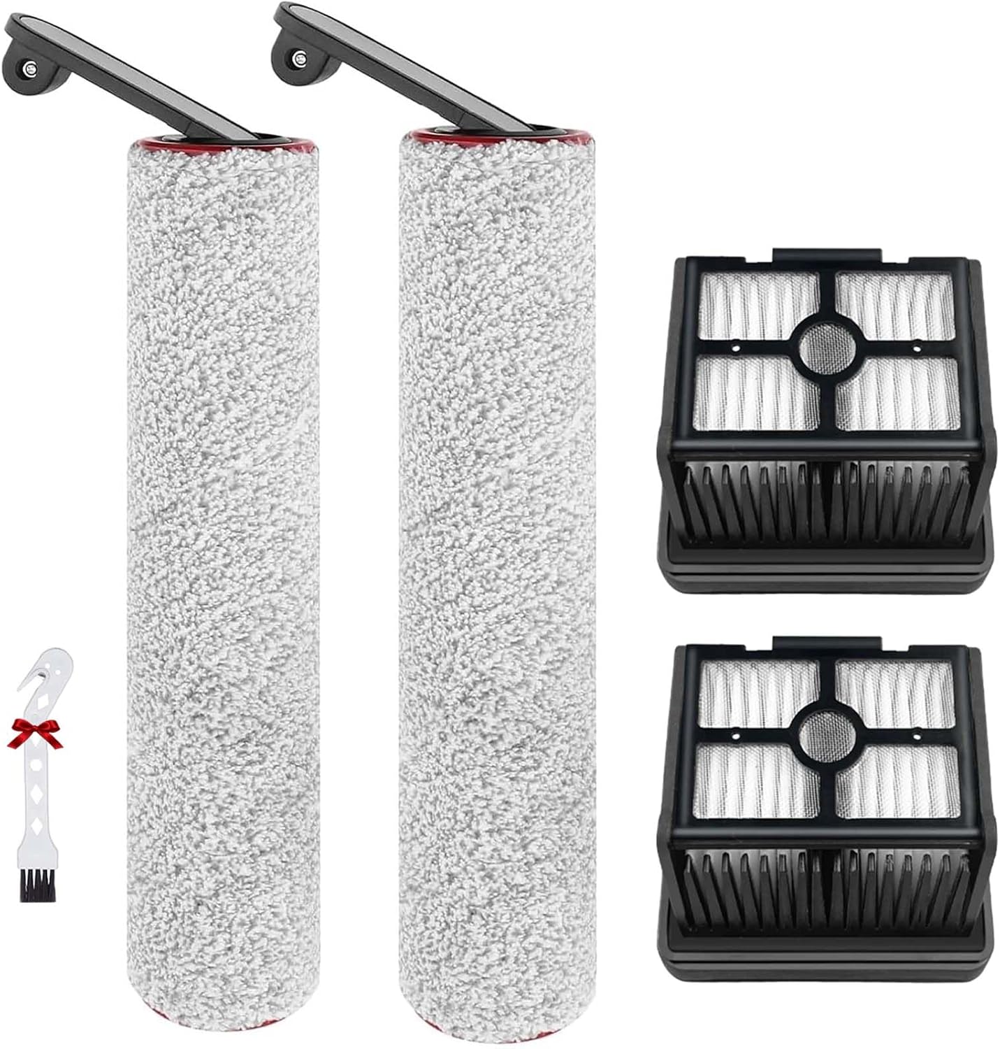 Accessoires pour Dreame H12 Pro / H12 Dual Pièces de Rechange pour aspirateur Eau et poussière, 2 Brosse rotative + 2 filtres Hepa + 1 Brosse | Leroy Merlin