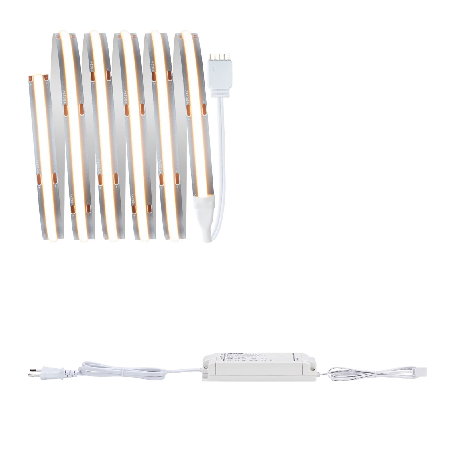 MaxLED 1000 Strip LED COB Kit de base 1,5m Blanc chaud 1,5m 18W 1080lm ...