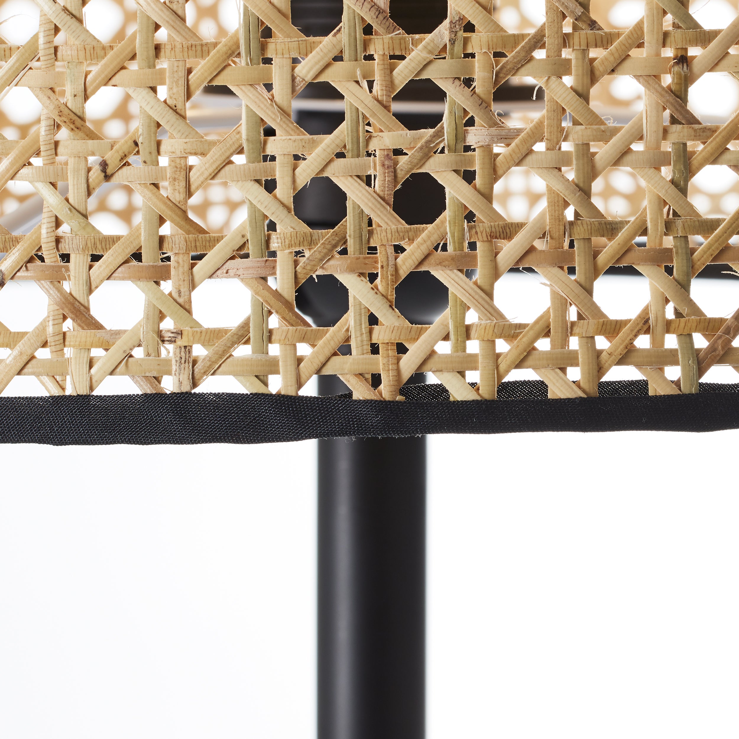Lampa BRILLIANT, zawieszenie Tanah 47cm czarny / naturalny, 1x A60, E27, 42W, kabel można skrócić / wysokość regulowana - 6