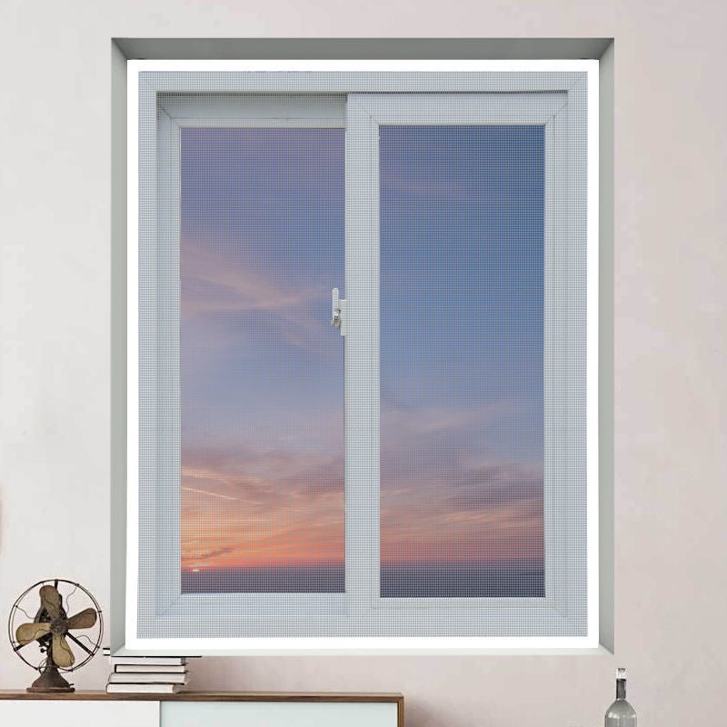 Zestaw samozaciskowej siatki okiennej z paskiem samozaciskowym Niewidoczna siatka przeciw komarom i owadom