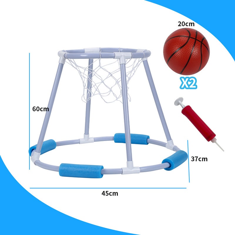 Ensemble De Jeux De Piscine, Panier De Basket Gonflable Avec Balles Et Lancer D'Anneaux Gonflable, Pour Enfants Et Adultes, Jouets De Piscine 1 Poire