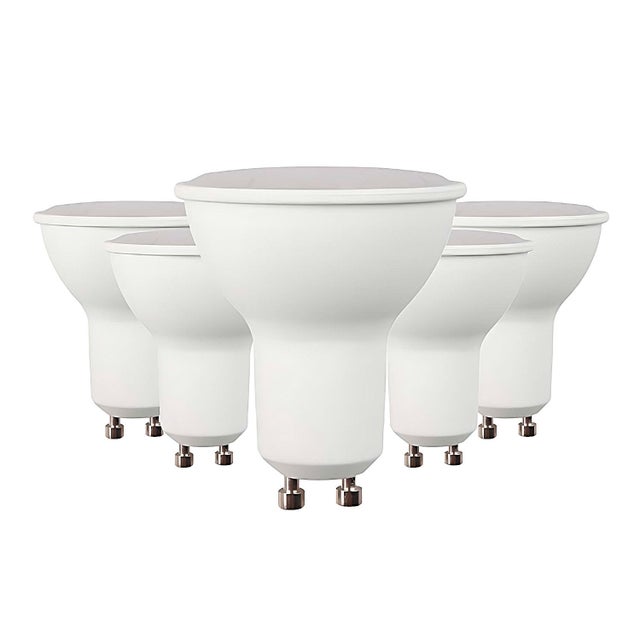 Pack 5 Bombillas LED Spotlight GU10 6W Equi.50W 540lm 3000K 15000H Primer Leader