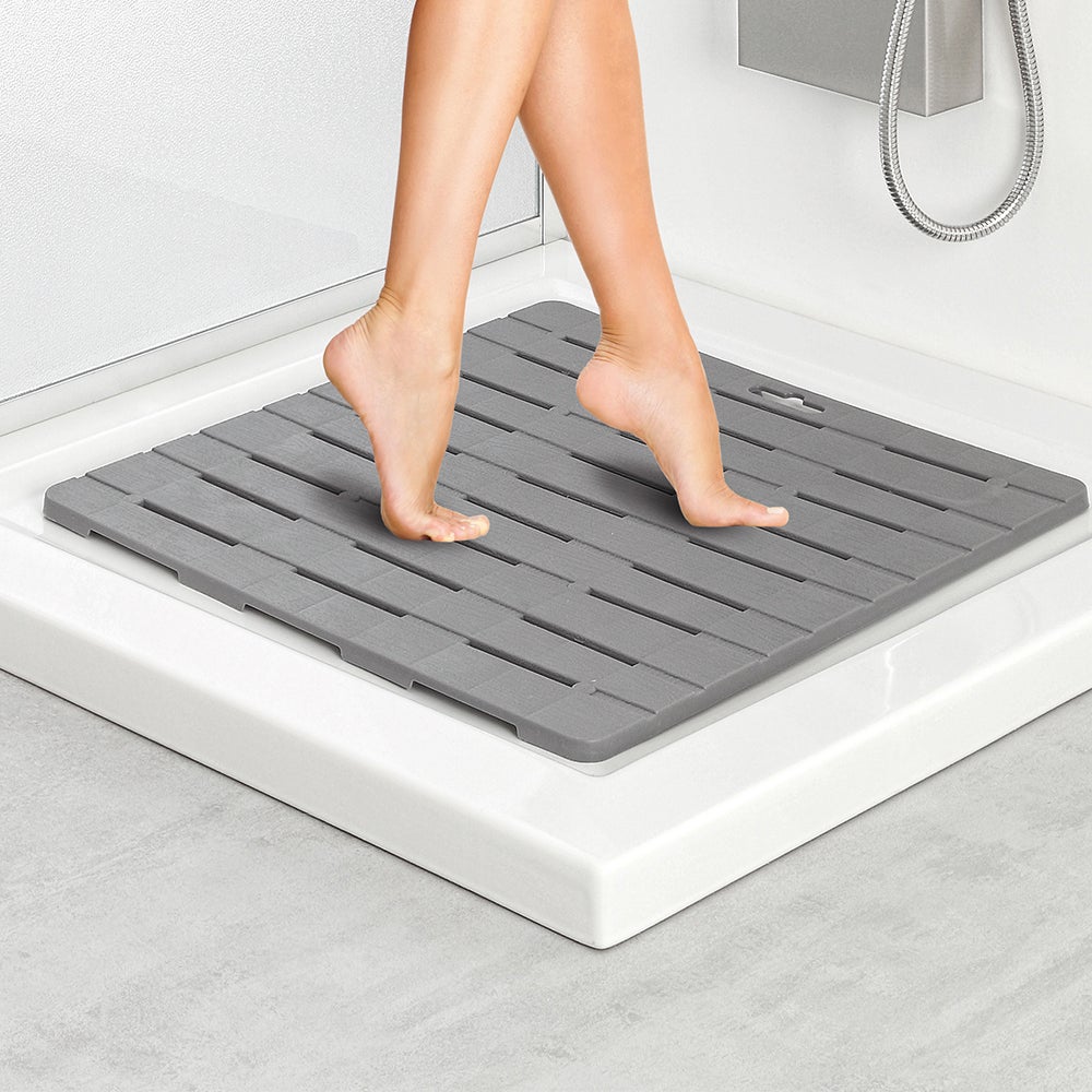 FERIDRAS Pedana Doccia In Bambù 54x68 Cm – Design Semplice Ed Elegante, Naturale E Resistente Per Bagno E Zona Doccia