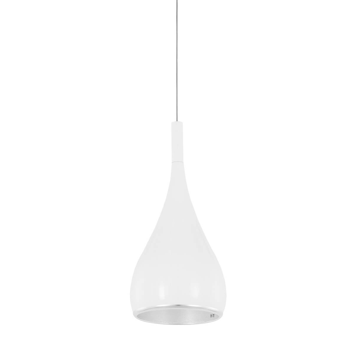 Suspension moderne Anon White Chrome, blanc - 7