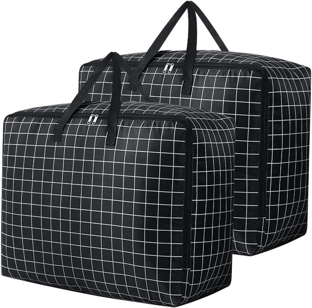 Pack De 4 Bolsas De Almacenaje De 106L – Tela Oxford Impermeable, 68x48x27 Cm, Ideales Para Ropa, Mantas Y Mudanzas