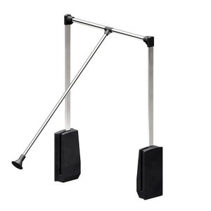 Elevateur Barre de Penderie Escamotable 60 à 83 CM - Tringle Relevable, Rabattable pour Armoire - Barre porte-manteau Réglable pour Placard | Leroy Merlin Elevateur Barre de Penderie Escamotable 60 à 83 CM - Tringle Relevable, Rabattable pour Armoire - Barre porte-manteau Réglable pour Placard | Leroy Merlin