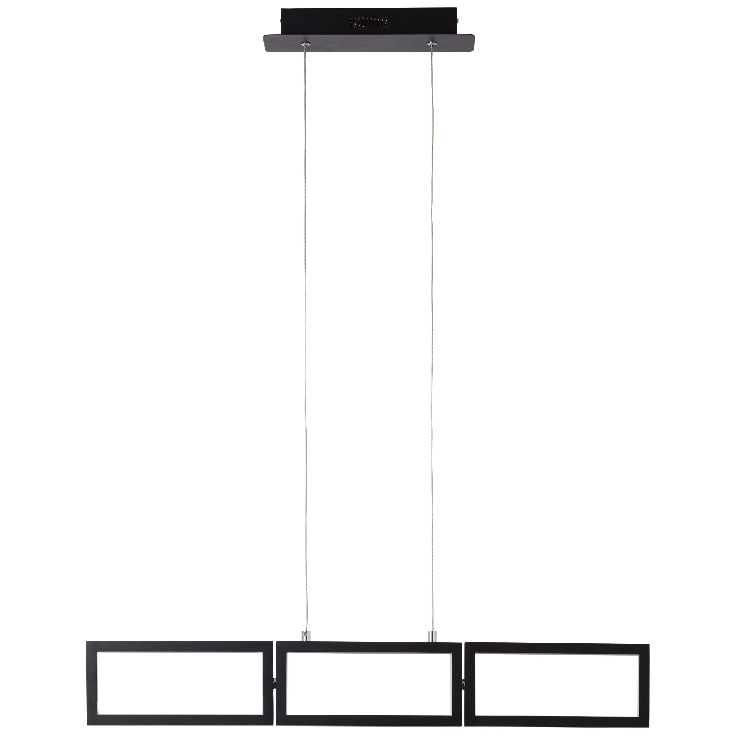 Brilliant lampa Kaami LED zewnętrzna lampa stołowa 37cm czarny matowy metal/czarny bambus 2W zintegrowana dioda LED - 4