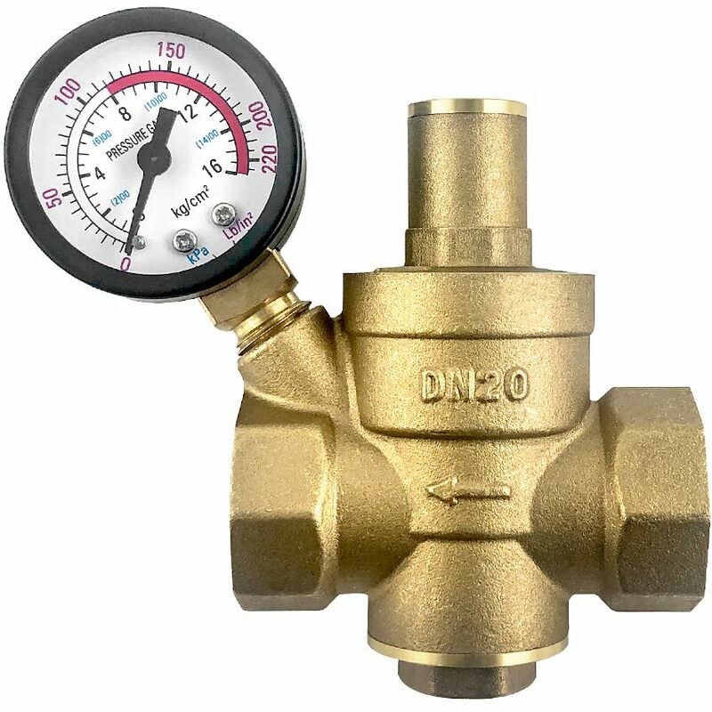 Réducteur Laiton DN20 Régulateur Pression Eau Samfox DN20 - Laiton Réducteur Laiton DN20 Régulateur Pression Eau Samfox DN20 - Laiton