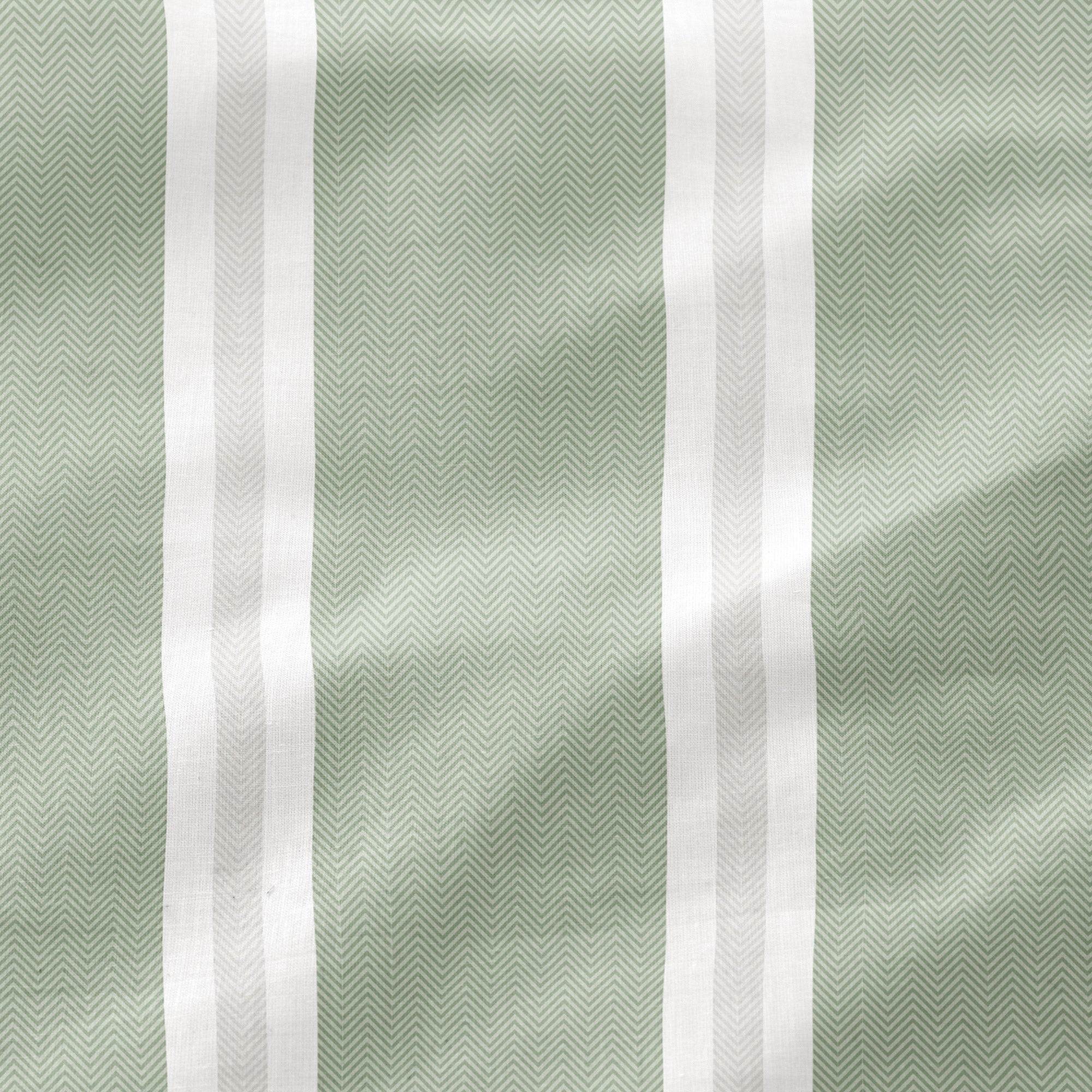 Juego funda nórdica 100% algodón cama 180 cm - 260x240 cm + 2(50x90) cm verde - Evora - 5
