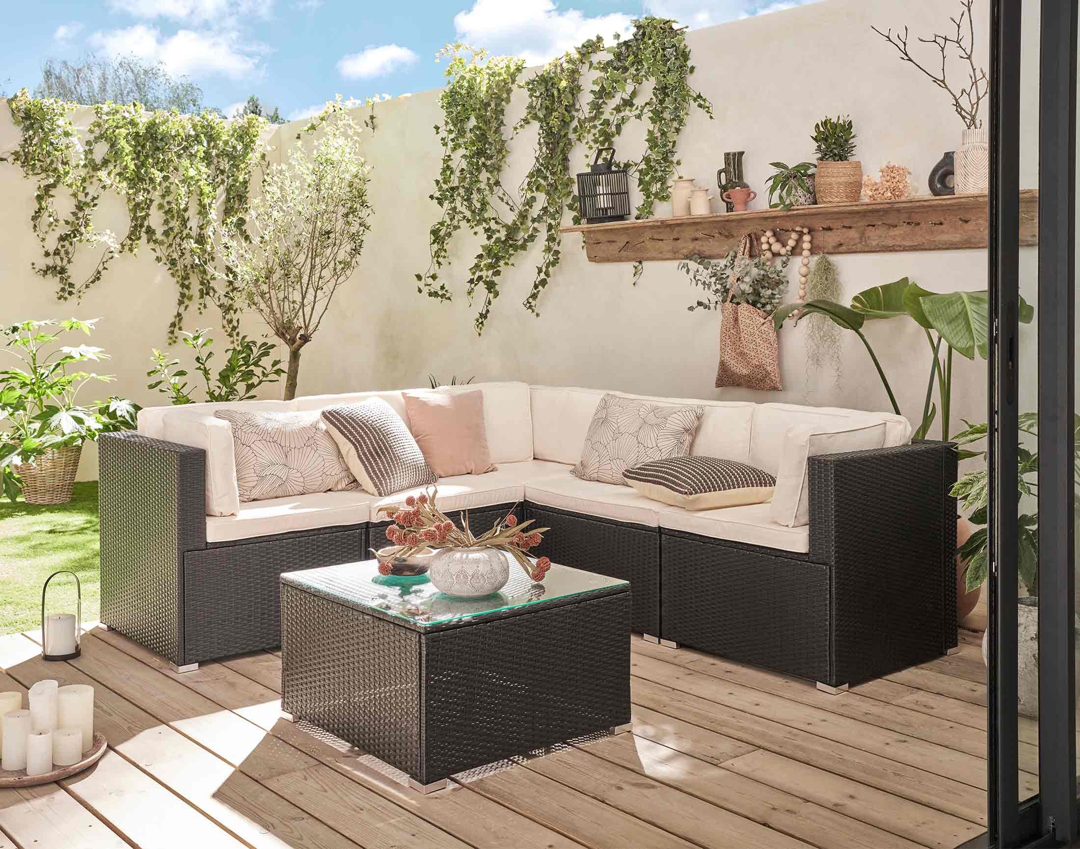 Cairns Salon Bas De Jardin 5 Places R sine Tress e Noire Et cairns-salon-bas-de-jardin-5-places-r-sine-tress-e-noire-et