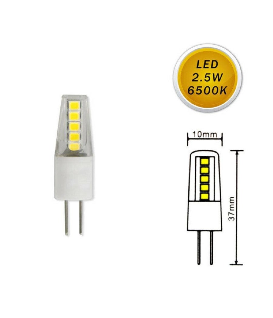 Trade Shop - Lampadina Led Smd G4 2 W 12v Luce Fredda 6500k Calda 3000k Naturale 4000k G4-06 - Bianco Freddo - - 3