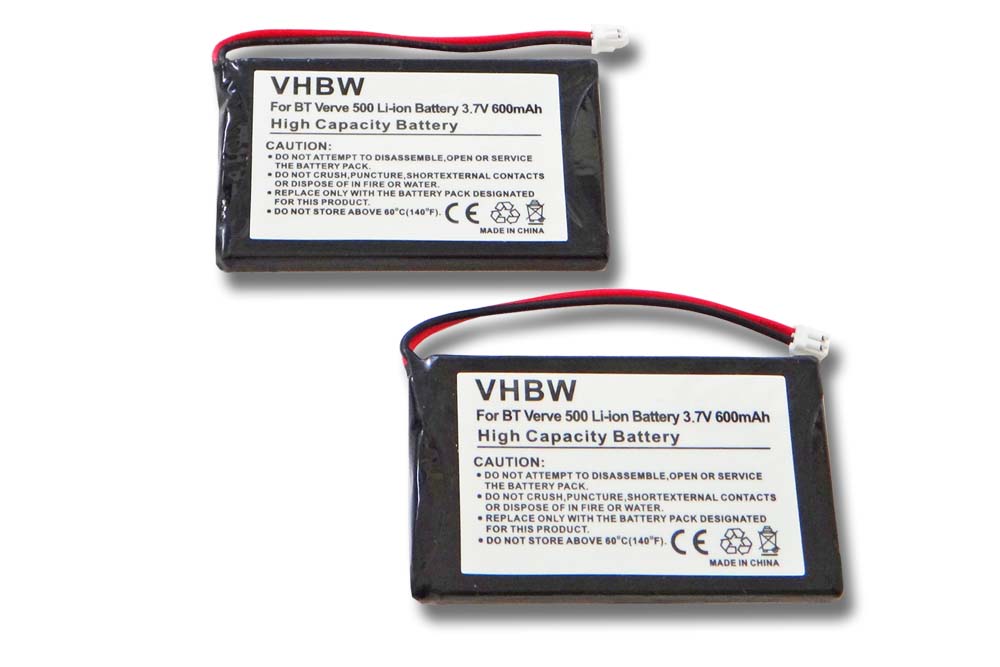 Batterie Rechargeable 600mAh 2.4V NiMH - Compatible Téléphone Fixe V-Tech LS6375, S63193 Et Autres - 10