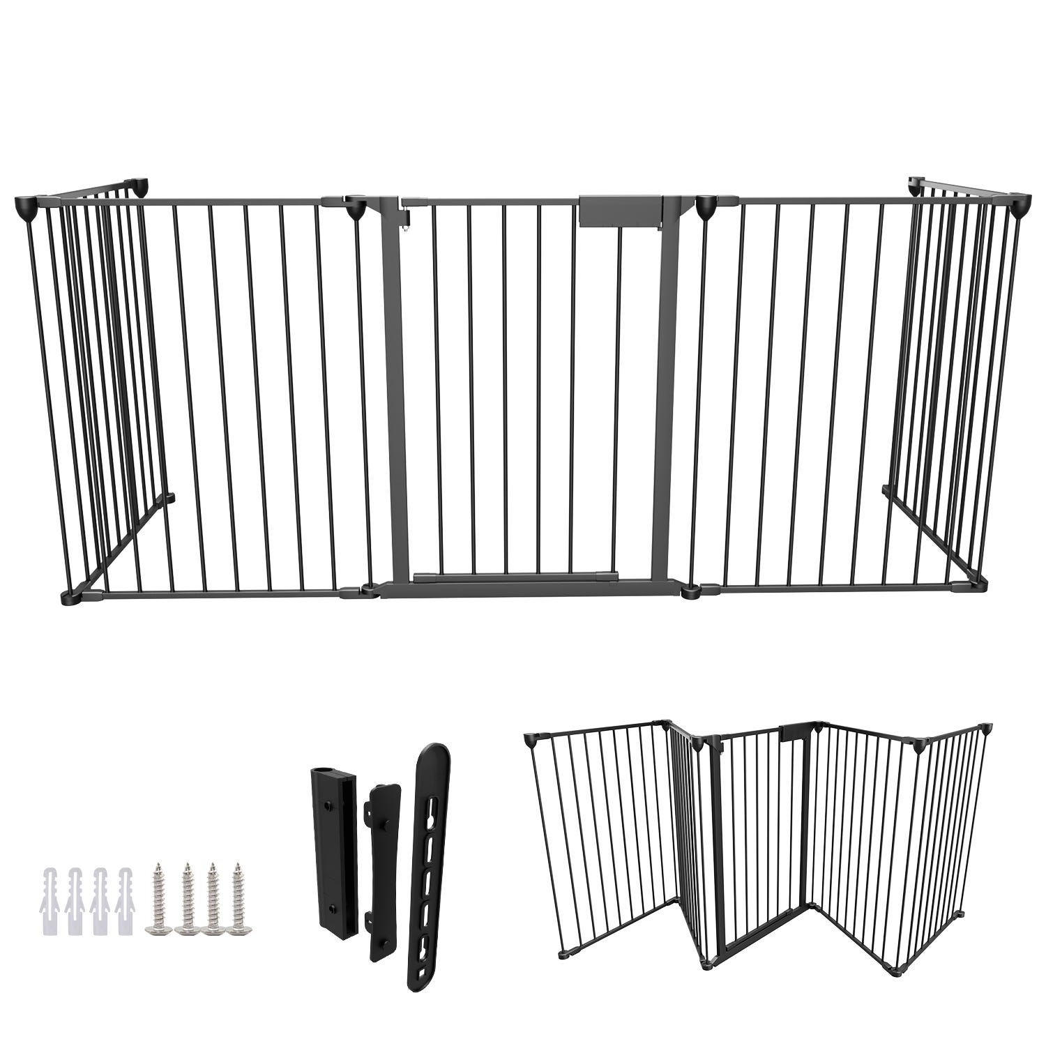 COSTWAY Pare-étincelles Cheminée Métal Barrière Sécurité Pare-feu Protection Grille, Pare Feu COSTWAY Pare-étincelles Cheminée Métal Barrière Sécurité Pare-feu Protection Grille, Pare Feu