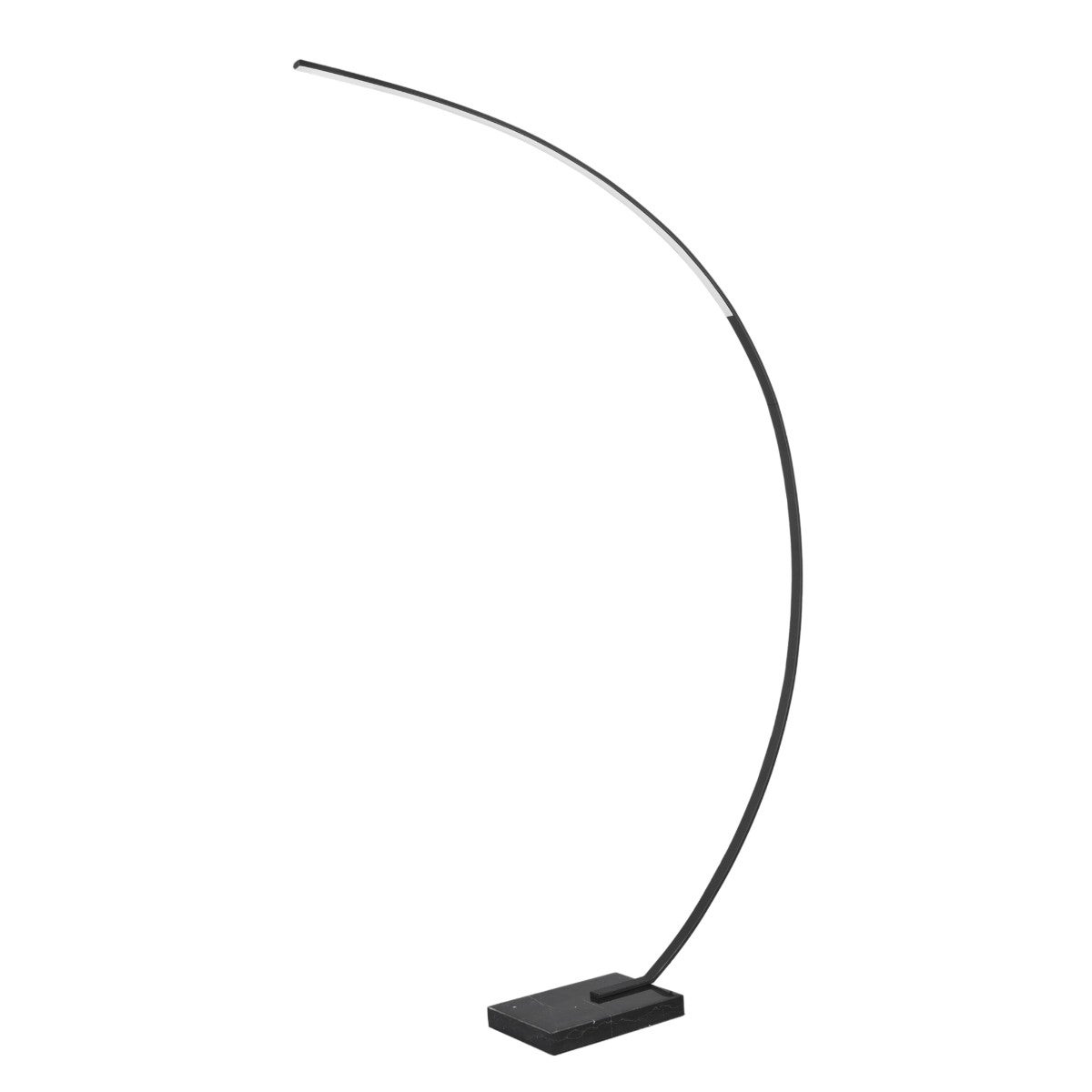 Lampa podłogowa stojąca Bangkok czarna LED 18W 3000K 1400lm wym: 180 x 22 x 22 cm metal Trio