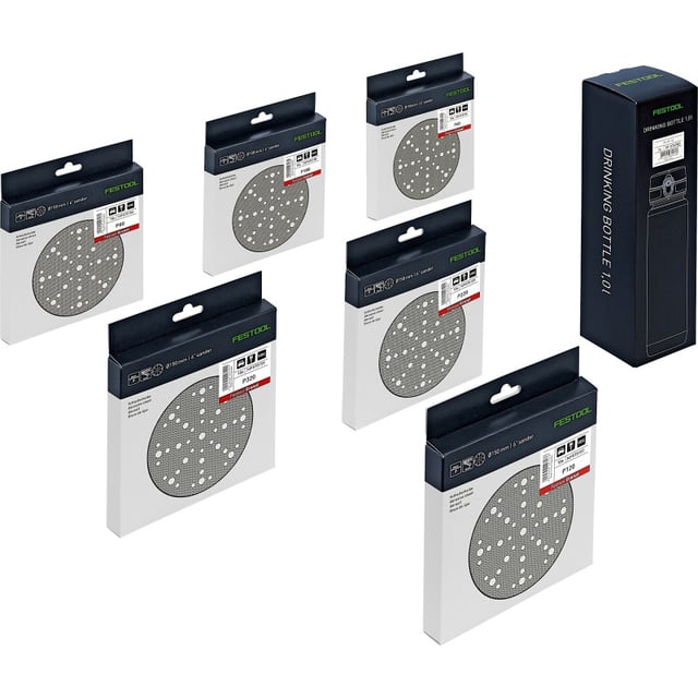 Set di Dischi Abrasivi Festool Granat STF D150/48 per Levigatura Professionale