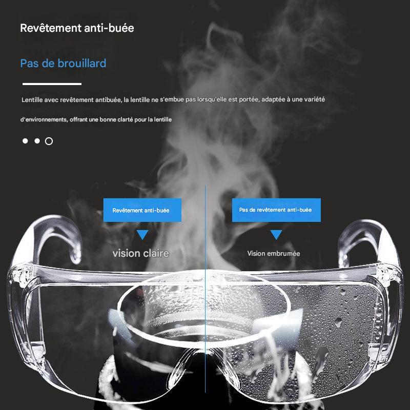 Lunettes de cyclisme en plein air anti-vent et anti-sable, lunettes anti-impact et anti-éclaboussures multifonctions anti-buée - 3