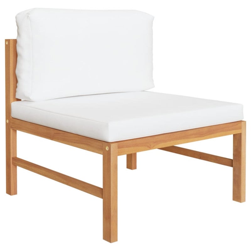Salon bas de jardin en Bois Beige 1 personne - 2