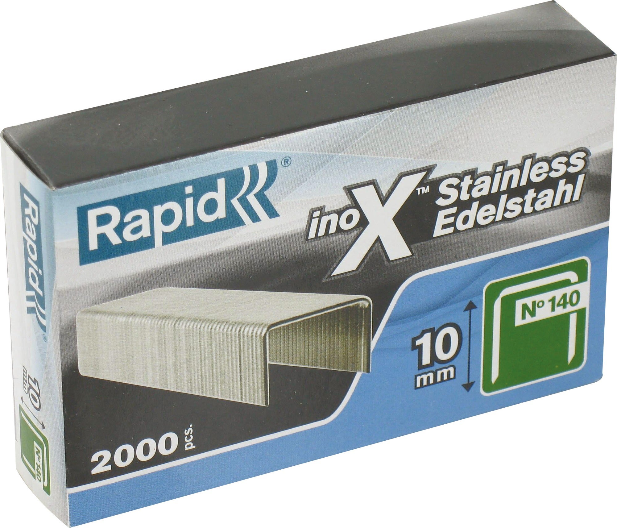 Agrafe acier inoxydable n°140 Rapid Agraf - Hauteur 10 mm - 2000 ...