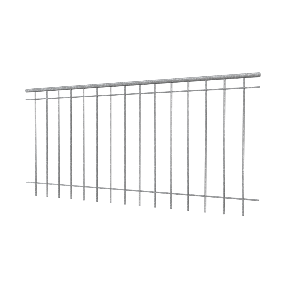 Parapetto Corrimano In Acciaio Inox Balaustra Parapetto Argento 80 Cm 3 Traverse 90484967 - Foto 7