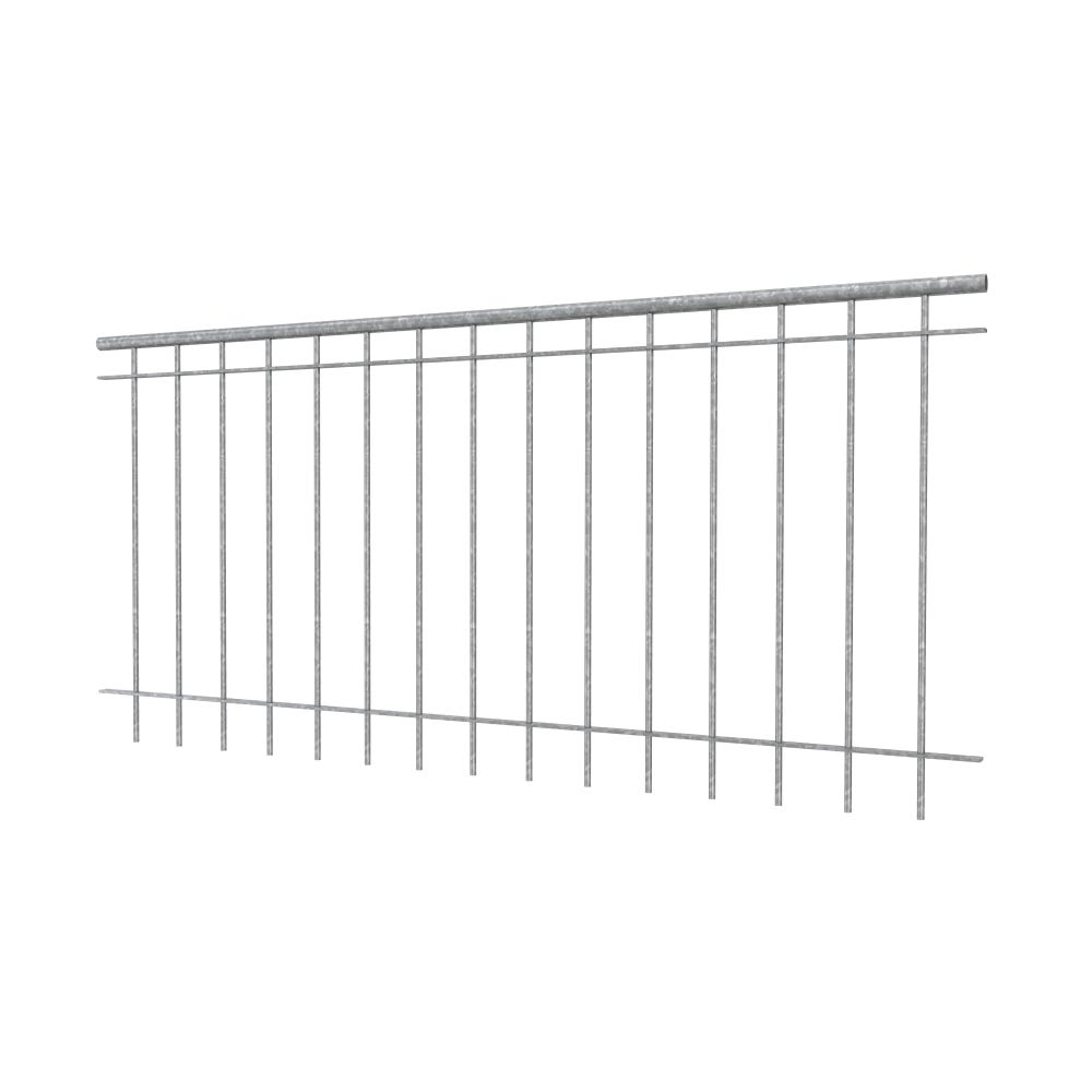 Parapetto Corrimano In Acciaio Inox Balaustra Parapetto Argento 80 Cm 3 Traverse 90484967 - Foto 7