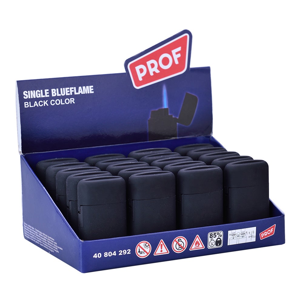 ISQUEIRO CAPSULE BLACK RECARREGÁVEL CHAMA AZUL 6,5x4x1,7cm EURO/U - 2
