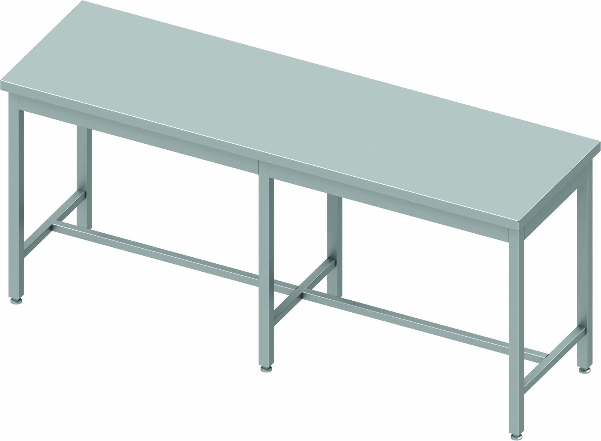 Table Inox Professionnelle Centrale - Profondeur 800 - Stalgast | Leroy ...