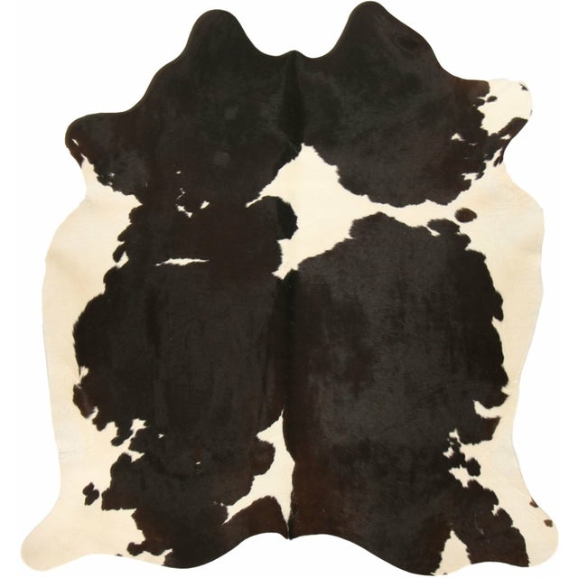 Peau de vache 3-4m2 cow 220 x 180 cm Noir, blanc