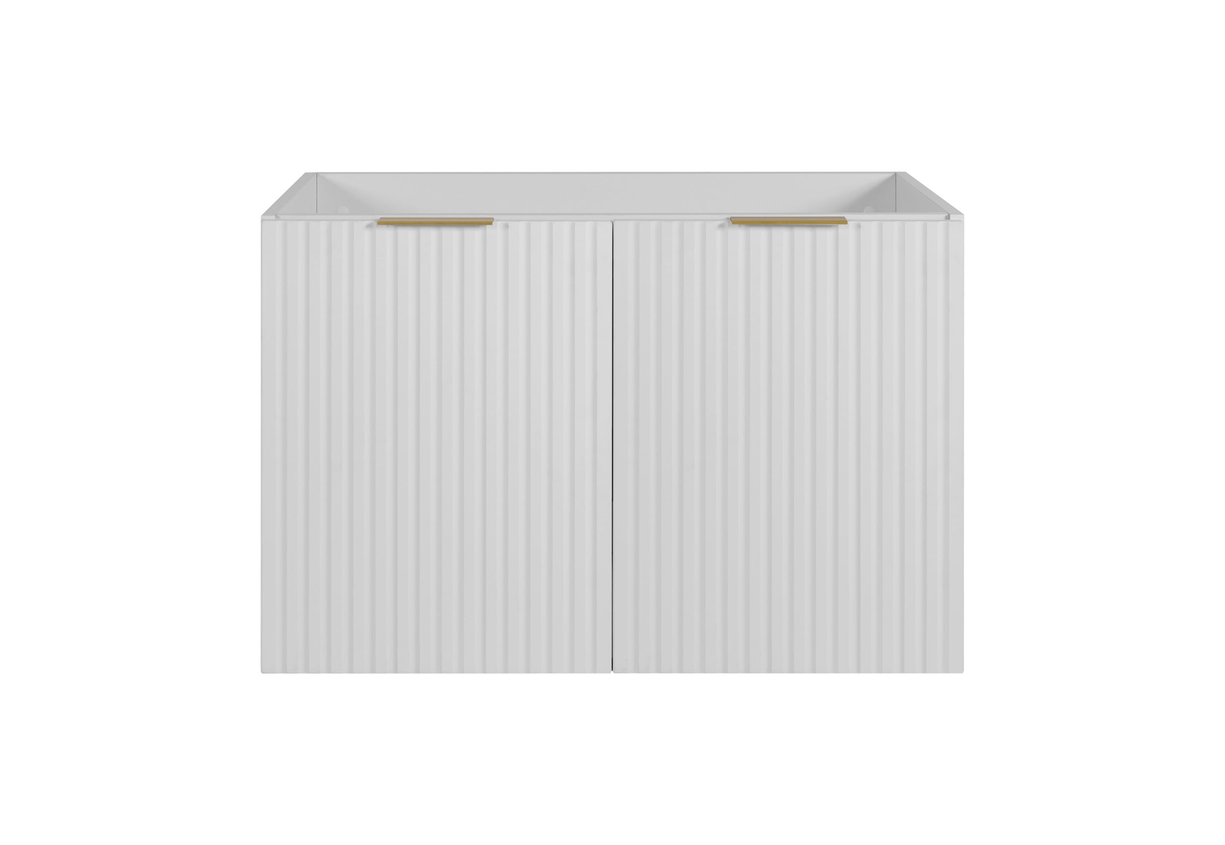 Zestaw łazienkowy FLOW 120 cm biały z blatem dąb craft i regałami - 6