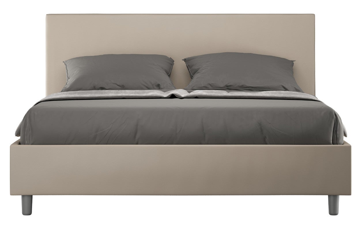 Lit 1 place Adele 80x190 sans sommier cappuccino - 6