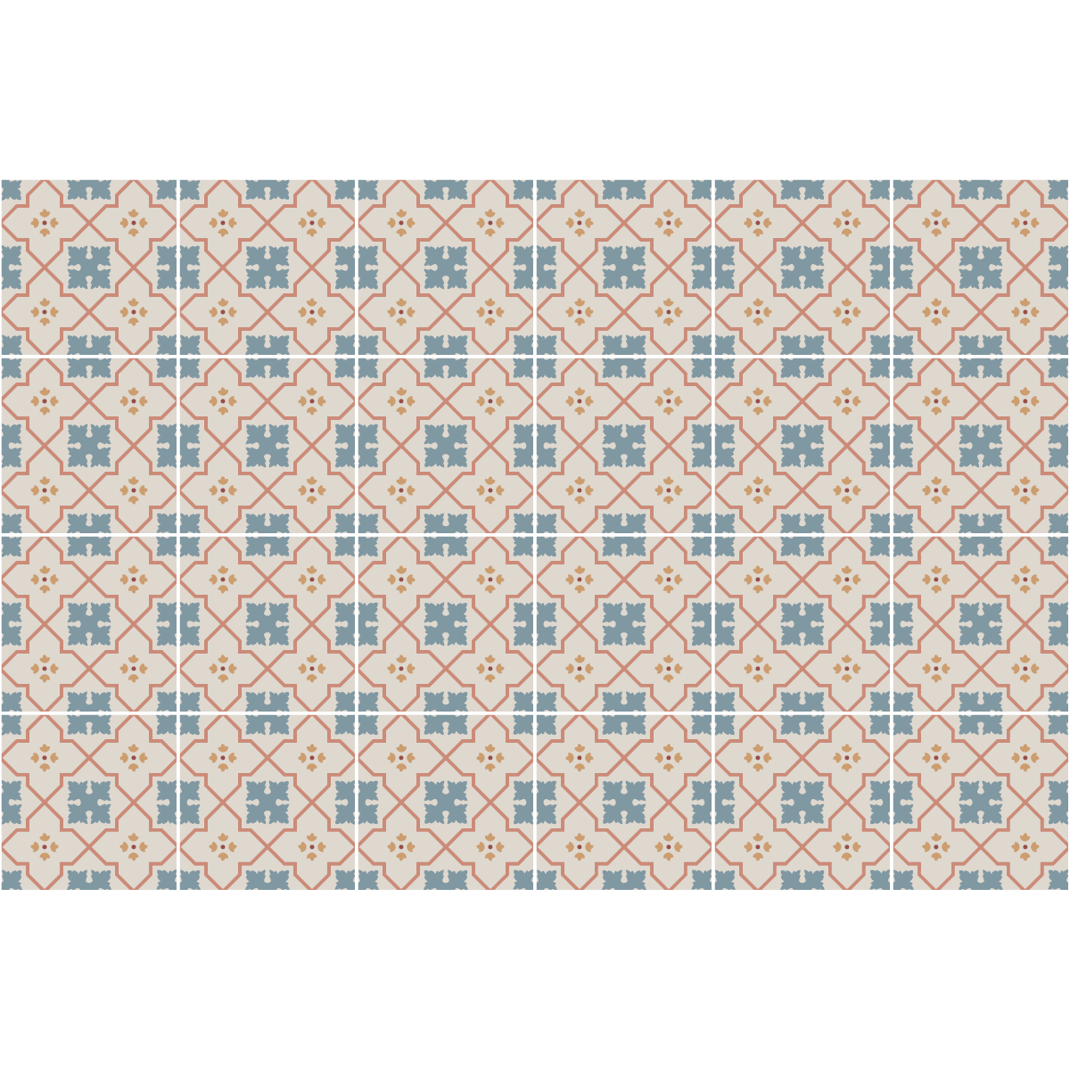 24 adesivi piastrelle di cemento azulejos Helio - Sticker adesivo - adesivi murali - 24stickers20x20cm - 2