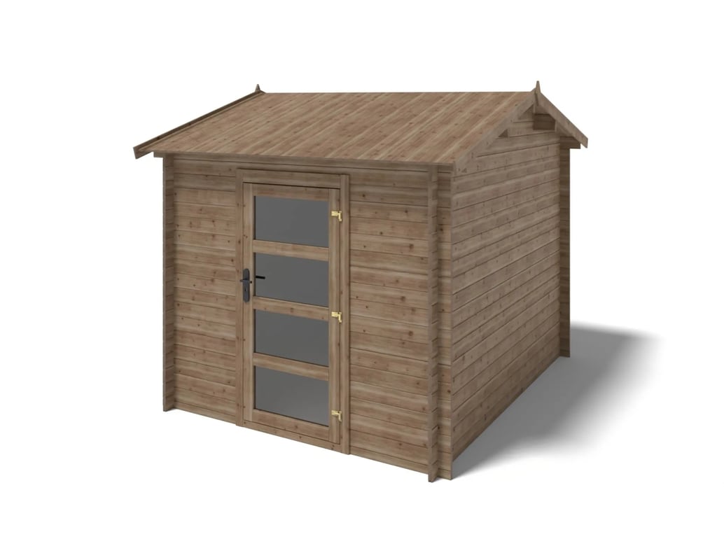 Domek ogrodowy ALTANKA 7,50 m2 - 2,50x3 m - 28 mm, drewniany, impregnowany, DOM675, 1szt.