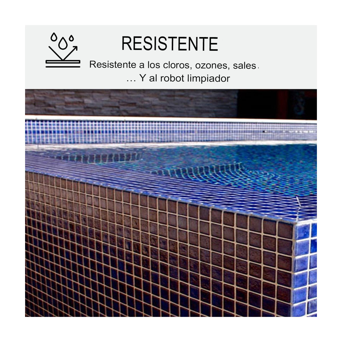 Pintura para borde de piscina, para azulejos de la piscina - ARCAPOOL - 440 - 5 kg (hasta 15m² para 2 capas) Azul Claro - ARCANE INDUSTRIES - 5