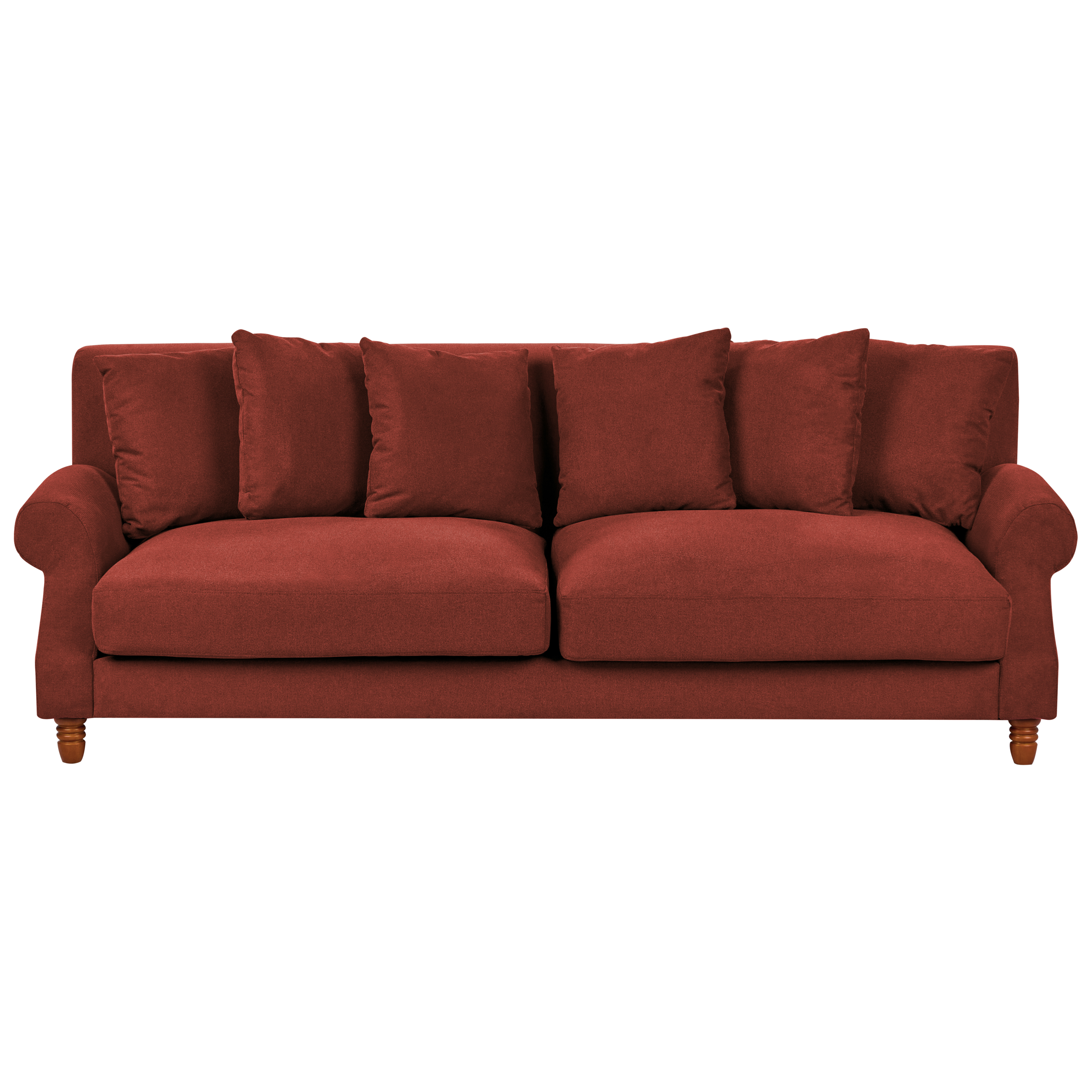 Coussin Bolster Laura Ashley - Tissu Coquelicot Freshford - Rembourré - Cranberry/Rouge/Crème