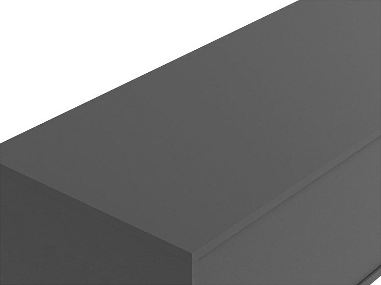 Meuble sous vasque suspendu - Coloris gris anthracite - L150 cm - ISAURE II - 4