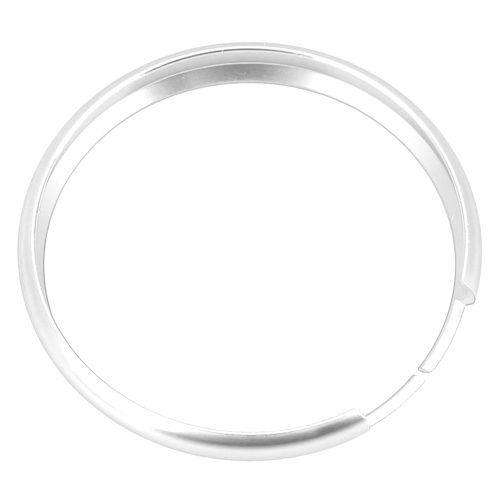 Anello di ricambio in lega di alluminio per portachiavi remoto MINI R55 R56 R57 R58 R59 R60 (argento) - 6