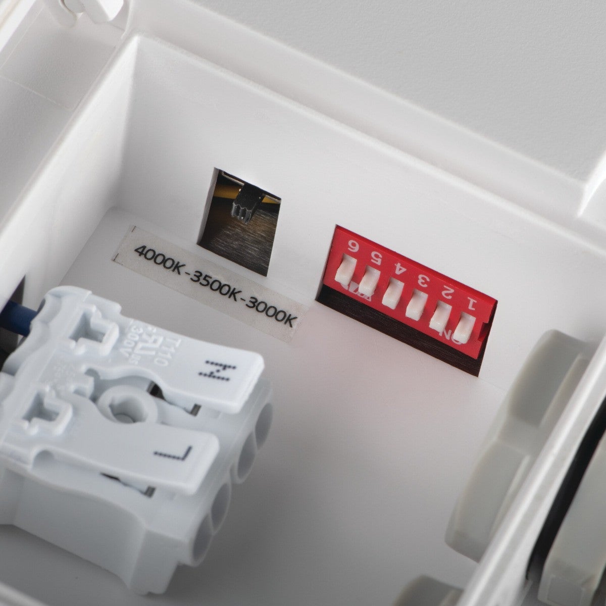 Plafon kwadratowy BENO LED 30W Odcienie bieli 3490lm biały wym:5,7x26x26cm IP65 Kanlux - 7