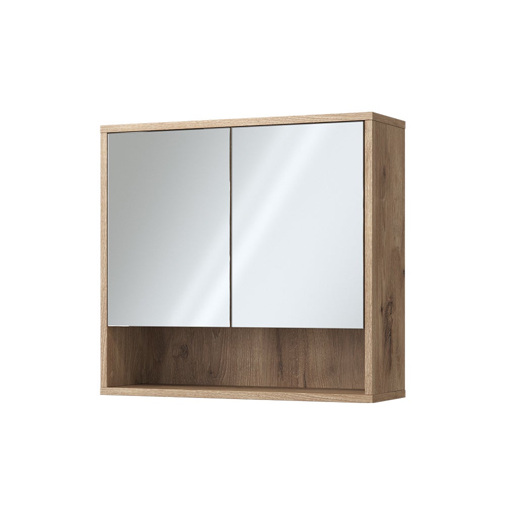 Vicco Lustro łazienkowe Eliza, Viking Oak, 70 x 65 cm z 2 drzwiami