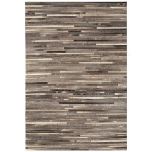 Tappeto Terra - 120 x 170 cm - Fascia etno bianca e nera | Leroy Merlin