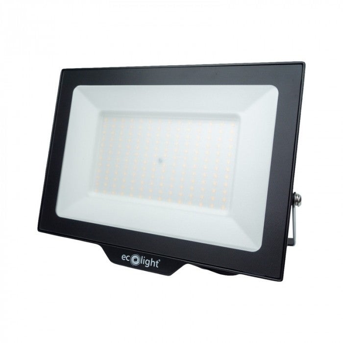 Naświetlacz LED czarny LED 150W 6500K 13500lm IP65 wym: 25,5 x 32 x 3,2 cm aluminium Ecolight