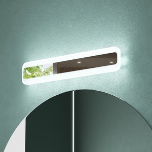 Lampe Miroir LED Pour Salle De Bain 60 Cm - 6000K, 14W, Chrome, éclairage Naturel Sans Scintillement