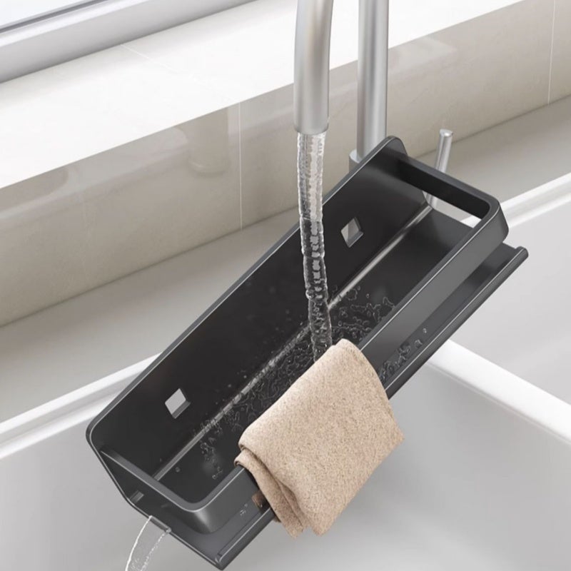 Étagère murale pour épices en acier inoxydable 50×10×5,5 cm, sans perçage, multifonction, robuste et facile à installer - 6
