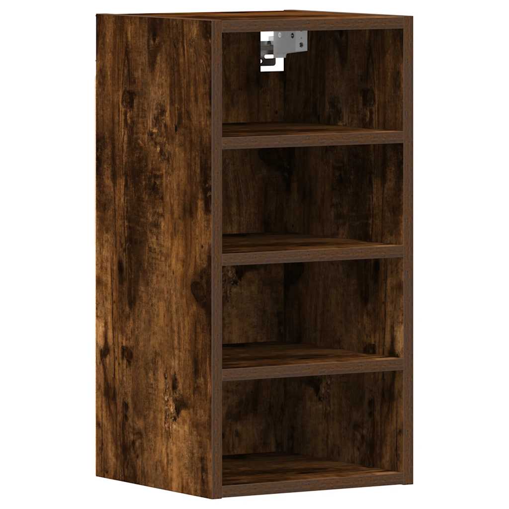 Armoire Murale Cuisine VidaXL 30x31x60 Cm - Gris Béton - Bois D'Ingénierie - Porte De Rangement - Charge 60kg