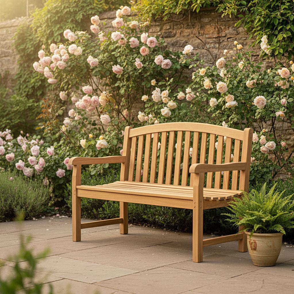 Banc en teck massif Oxford 130 cm - 7