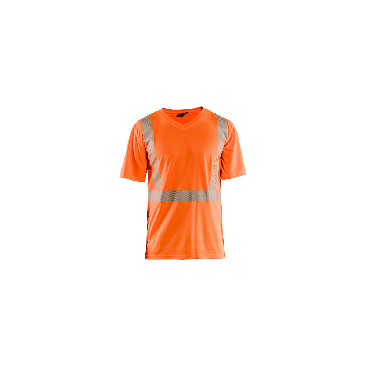 T-shirt Haute Visibilité Blaklader Manches Longues UV - Orange Taille L - Idéal Chantier Et Travail Extérieur