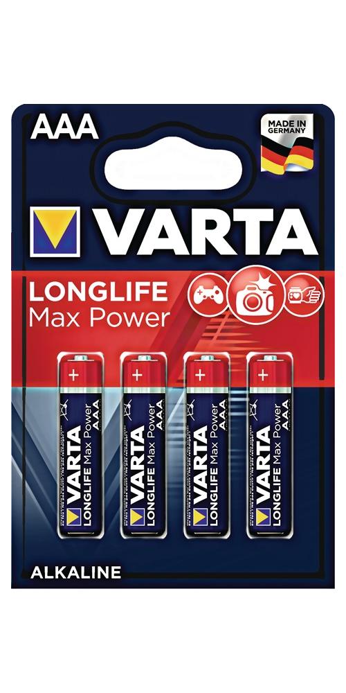 Pile VARTA MAX TECH AAA, 4-er Blister DE - 4