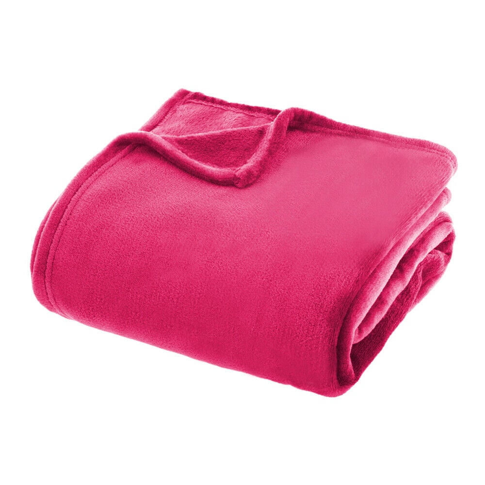 Paco Home Manta Aterciopelada Suave Manta Sofá Sherpa Cubresofá Manta Multiusos Manta Salón Reversible Escandinava, Farbe_MuVa