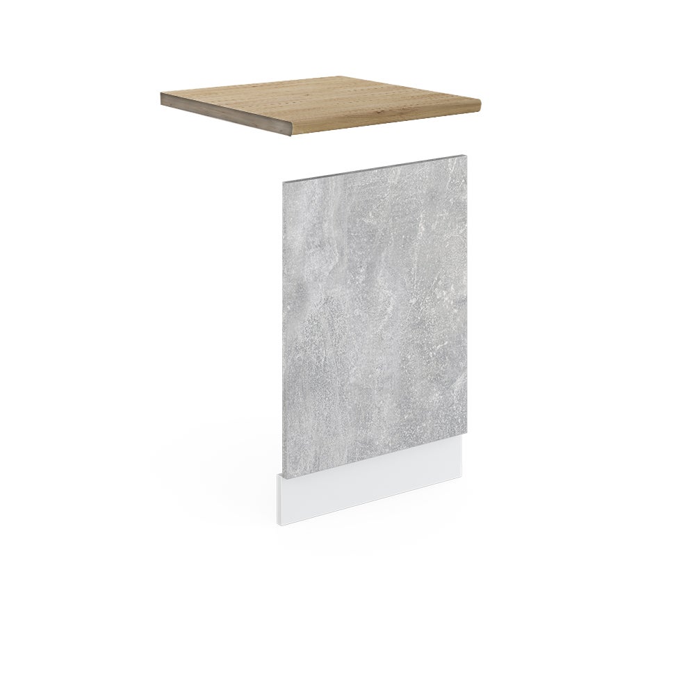 Vicco Panel przedni R-Line, Beton, 45 cm , BP Dąb