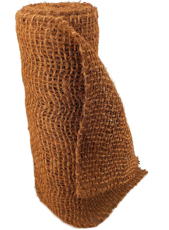 Siatka antyerozyjna z włókna kokosowego 55 m szer. 1 m, folia do oczek wodnych, mata z włókna kokosowego 750 g